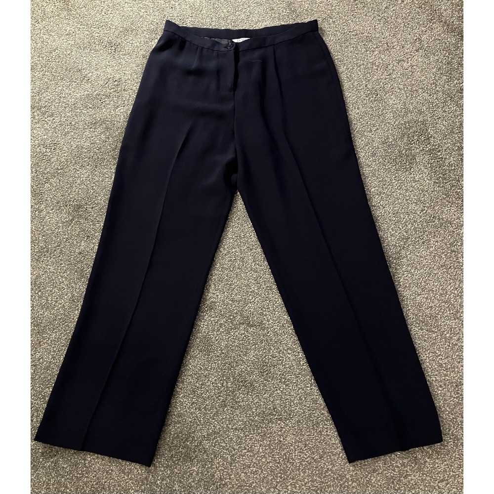 Pendleton Women's Navy Blue Pants Sz Petite 8 8P (30 x 27)